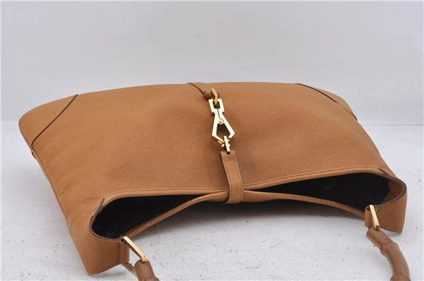 Authentic GUCCI Bamboo Kandinsky Shoulder Hand Bag Leather 0014061 Brown 5983D