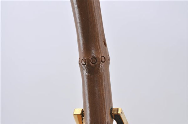 Authentic GUCCI Bamboo Kandinsky Shoulder Hand Bag Leather 0014061 Brown 5983D