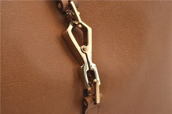 Authentic GUCCI Bamboo Kandinsky Shoulder Hand Bag Leather 0014061 Brown 5983D