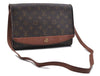 Auth LOUIS VUITTON Monogram Bordeaux 2Way Shoulder Clutch Bag M51797 LV 5984C