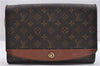 Auth LOUIS VUITTON Monogram Bordeaux 2Way Shoulder Clutch Bag M51797 LV 5984C