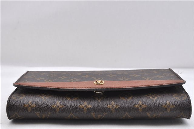 Auth LOUIS VUITTON Monogram Bordeaux 2Way Shoulder Clutch Bag M51797 LV 5984C