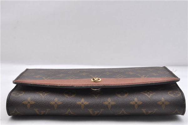 Auth LOUIS VUITTON Monogram Bordeaux 2Way Shoulder Clutch Bag M51797 LV 5984C
