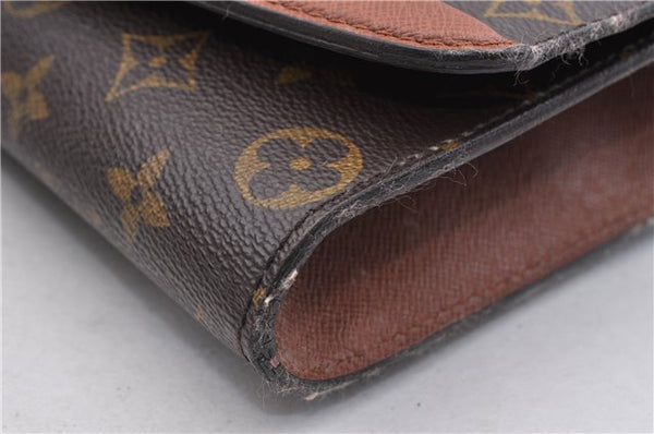 Auth LOUIS VUITTON Monogram Bordeaux 2Way Shoulder Clutch Bag M51797 LV 5984C