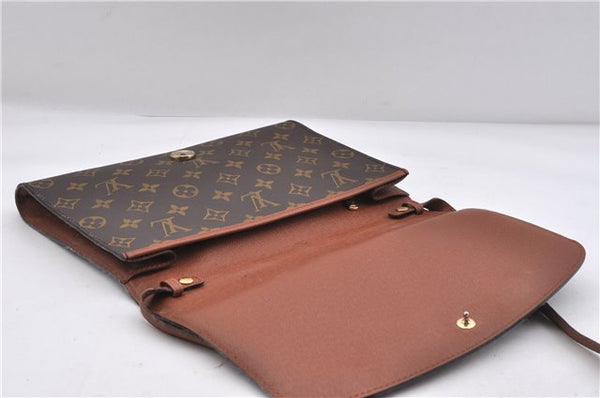 Auth LOUIS VUITTON Monogram Bordeaux 2Way Shoulder Clutch Bag M51797 LV 5984C