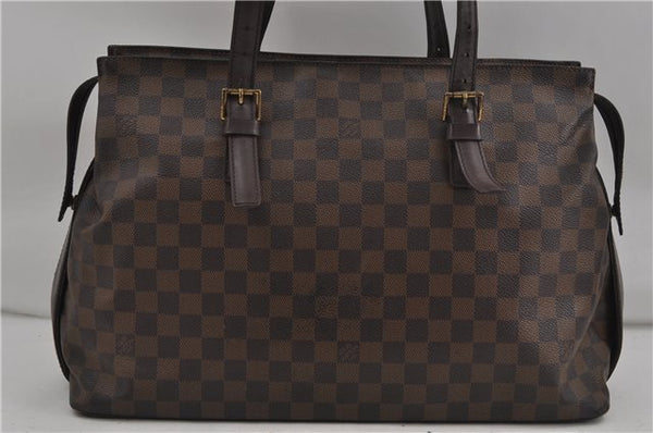 Authentic Louis Vuitton Damier Chelsea Shoulder Tote Bag N51119 LV 5985D