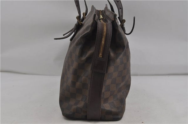 Authentic Louis Vuitton Damier Chelsea Shoulder Tote Bag N51119 LV 5985D