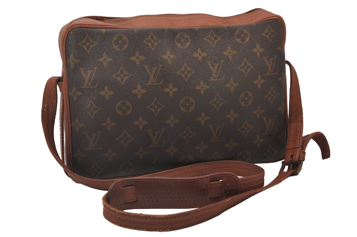 Authentic Louis Vuitton Monogram Sac Bandouliere 30 Shoulder Bag Old Model 5986I