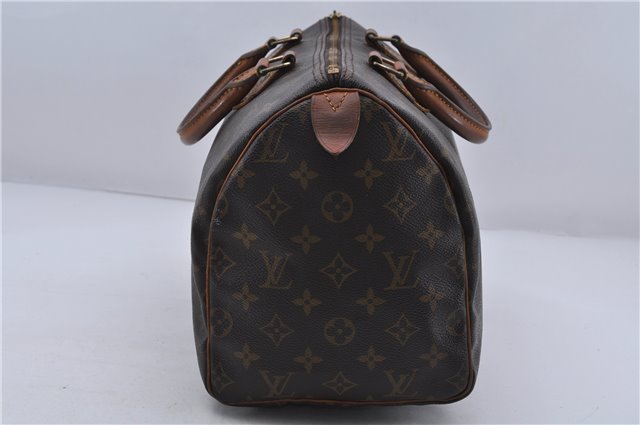 Authentic LOUIS VUITTON Monogram Speedy 30 Hand Bag M41526 LV Junk 5989C