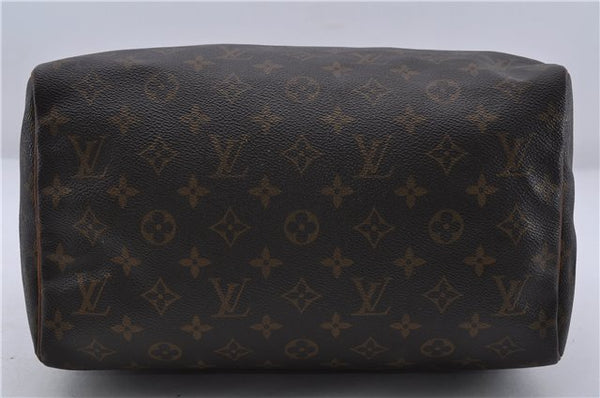 Authentic LOUIS VUITTON Monogram Speedy 30 Hand Bag M41526 LV Junk 5989C