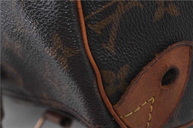 Authentic LOUIS VUITTON Monogram Speedy 30 Hand Bag M41526 LV Junk 5989C