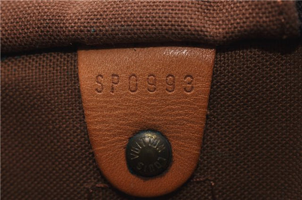 Authentic LOUIS VUITTON Monogram Speedy 30 Hand Bag M41526 LV Junk 5989C