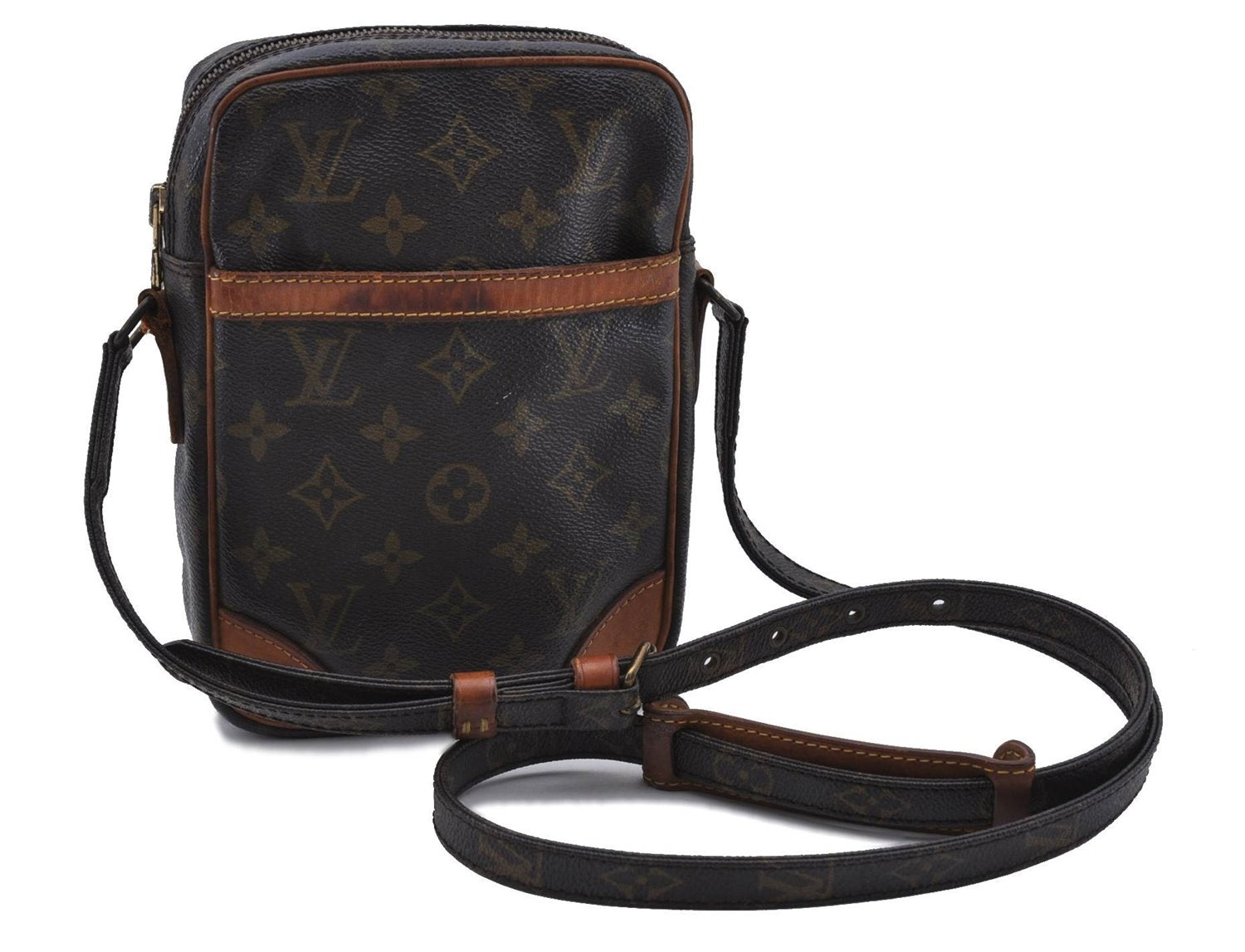 Authentic LOUIS VUITTON Monogram Danube Shoulder Cross Body Bag M45266 LV 5991C