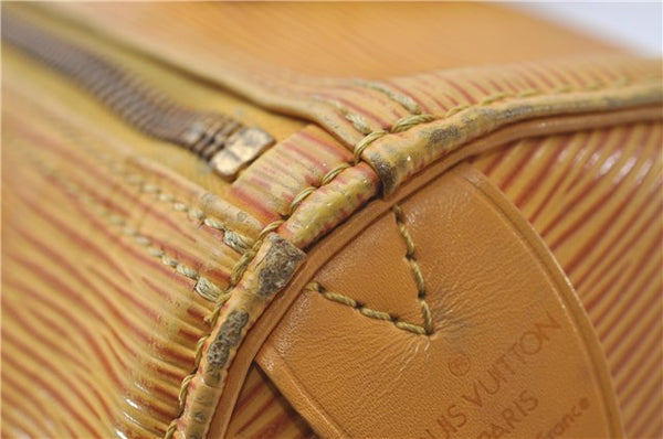 Authentic Louis Vuitton Epi Speedy 25 Hand Boston Bag Yellow M43019 LV 5992D