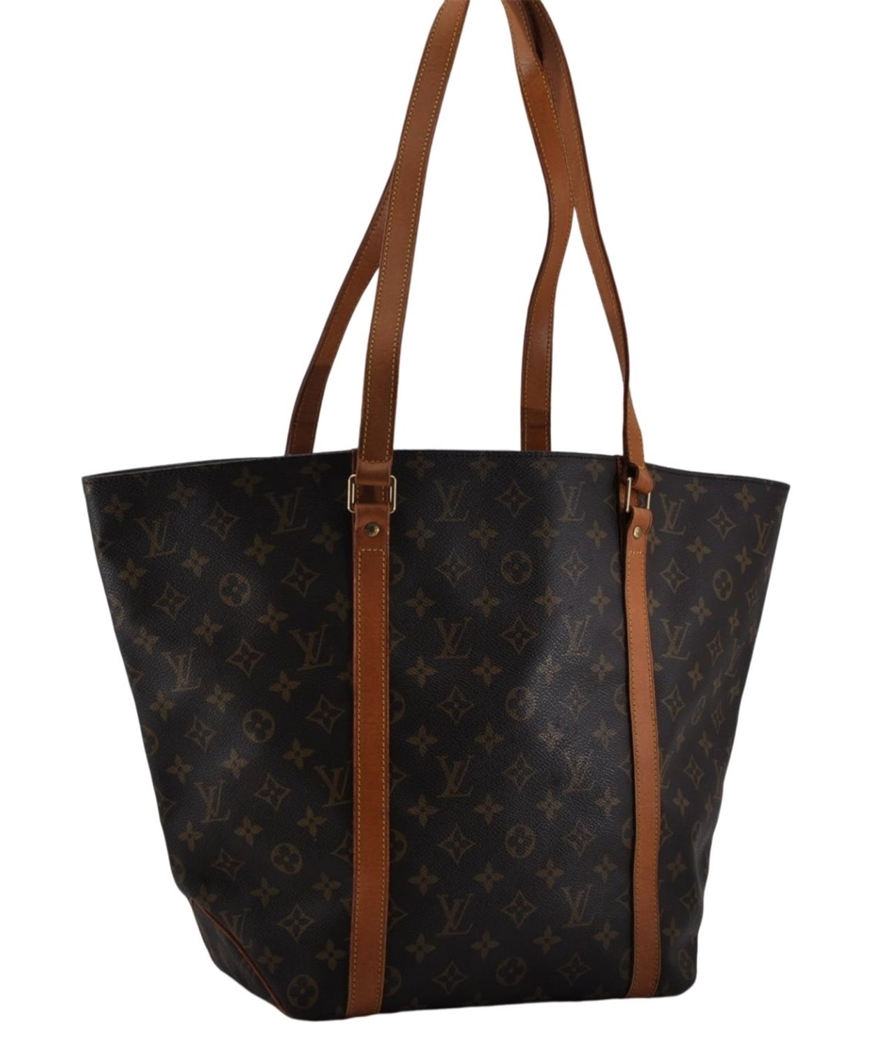 Authentic Louis Vuitton Monogram Sac Shopping PM Tote Bag M51108 LV 5993E