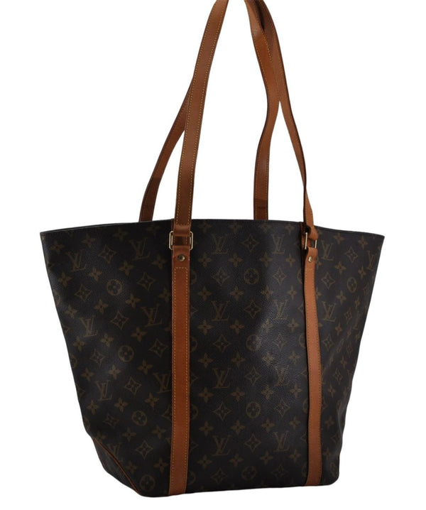 Authentic Louis Vuitton Monogram Sac Shopping PM Tote Bag M51108 LV 5993E