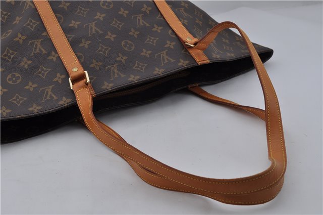 Authentic Louis Vuitton Monogram Sac Shopping PM Tote Bag M51108 LV 5993E