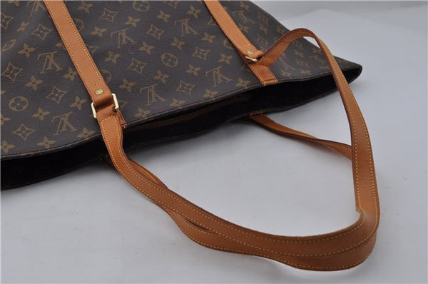 Authentic Louis Vuitton Monogram Sac Shopping PM Tote Bag M51108 LV 5993E