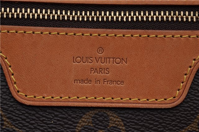 Authentic Louis Vuitton Monogram Sac Shopping PM Tote Bag M51108 LV 5993E