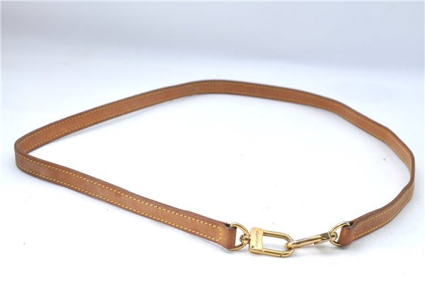 Authentic Louis Vuitton Leather Shoulder Strap Beige 39" LV 5995B
