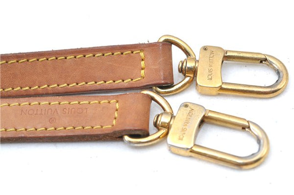 Authentic Louis Vuitton Leather Shoulder Strap Beige 39" LV 5995B