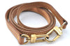 Authentic Louis Vuitton Leather Shoulder Strap Beige 39" LV 5995B