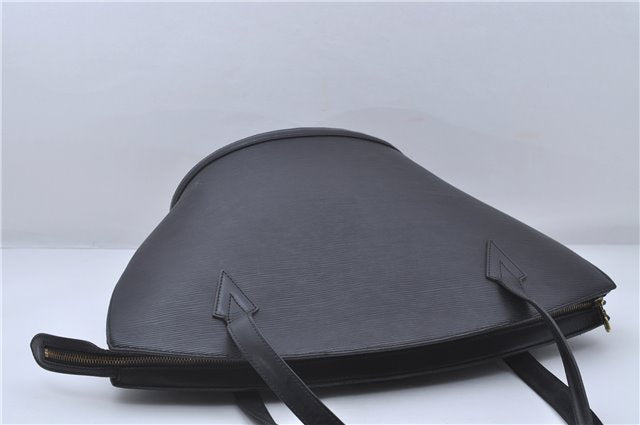 Auth Louis Vuitton Epi Saint Jacques Shopping Shoulder Bag Black M52262 LV 5995D