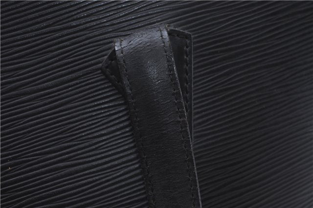 Auth Louis Vuitton Epi Saint Jacques Shopping Shoulder Bag Black M52262 LV 5995D