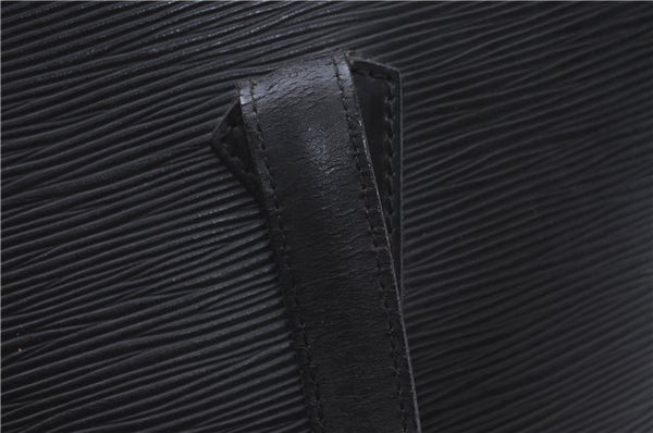 Auth Louis Vuitton Epi Saint Jacques Shopping Shoulder Bag Black M52262 LV 5995D