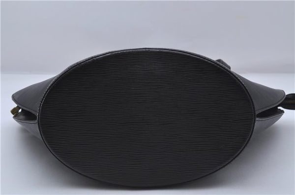 Auth Louis Vuitton Epi Saint Jacques Shopping Shoulder Bag Black M52262 LV 5995D