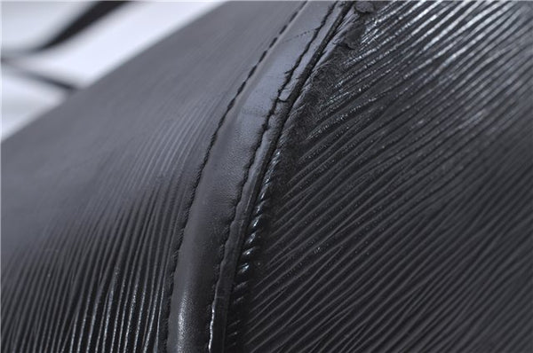 Auth Louis Vuitton Epi Saint Jacques Shopping Shoulder Bag Black M52262 LV 5995D