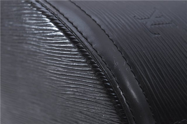 Auth Louis Vuitton Epi Saint Jacques Shopping Shoulder Bag Black M52262 LV 5995D