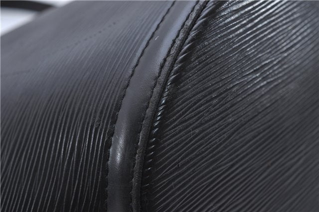 Auth Louis Vuitton Epi Saint Jacques Shopping Shoulder Bag Black M52262 LV 5995D