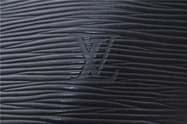 Auth Louis Vuitton Epi Saint Jacques Shopping Shoulder Bag Black M52262 LV 5995D