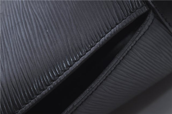 Auth Louis Vuitton Epi Saint Jacques Shopping Shoulder Bag Black M52262 LV 5995D