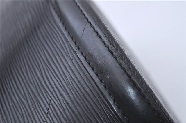 Auth Louis Vuitton Epi Saint Jacques Shopping Shoulder Bag Black M52262 LV 5995D