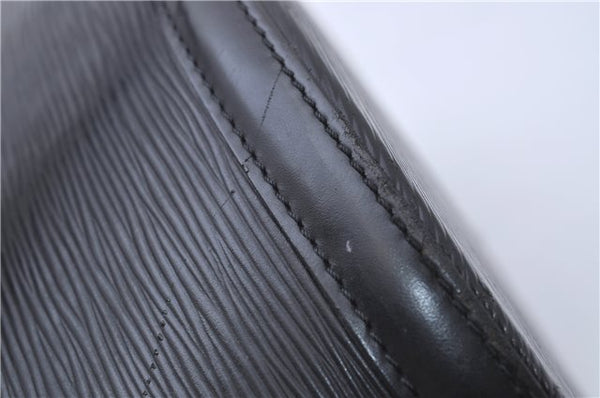 Auth Louis Vuitton Epi Saint Jacques Shopping Shoulder Bag Black M52262 LV 5995D