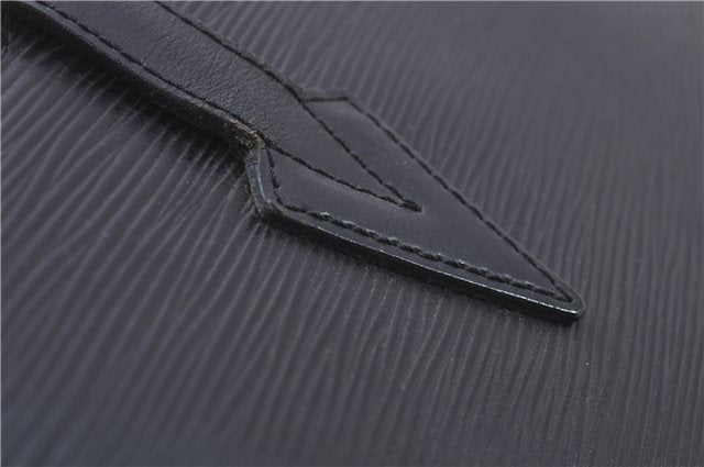 Auth Louis Vuitton Epi Saint Jacques Shopping Shoulder Bag Black M52262 LV 5995D