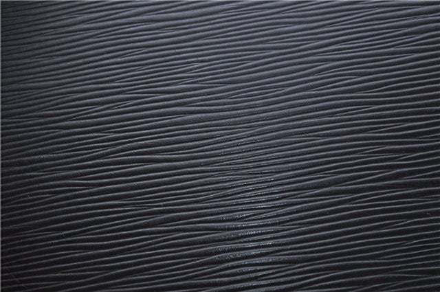 Auth Louis Vuitton Epi Saint Jacques Shopping Shoulder Bag Black M52262 LV 5995D