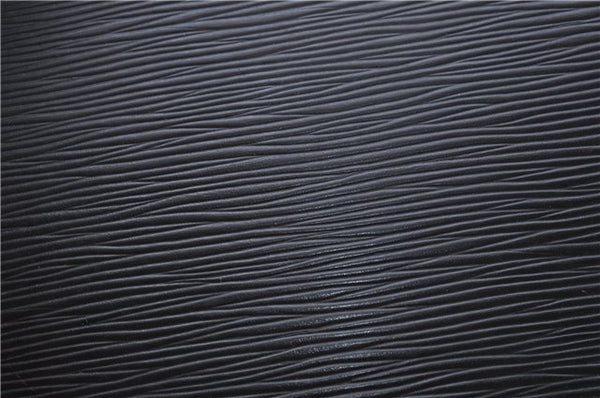 Auth Louis Vuitton Epi Saint Jacques Shopping Shoulder Bag Black M52262 LV 5995D