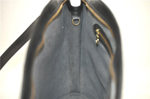 Auth Louis Vuitton Epi Saint Jacques Shopping Shoulder Bag Black M52262 LV 5995D