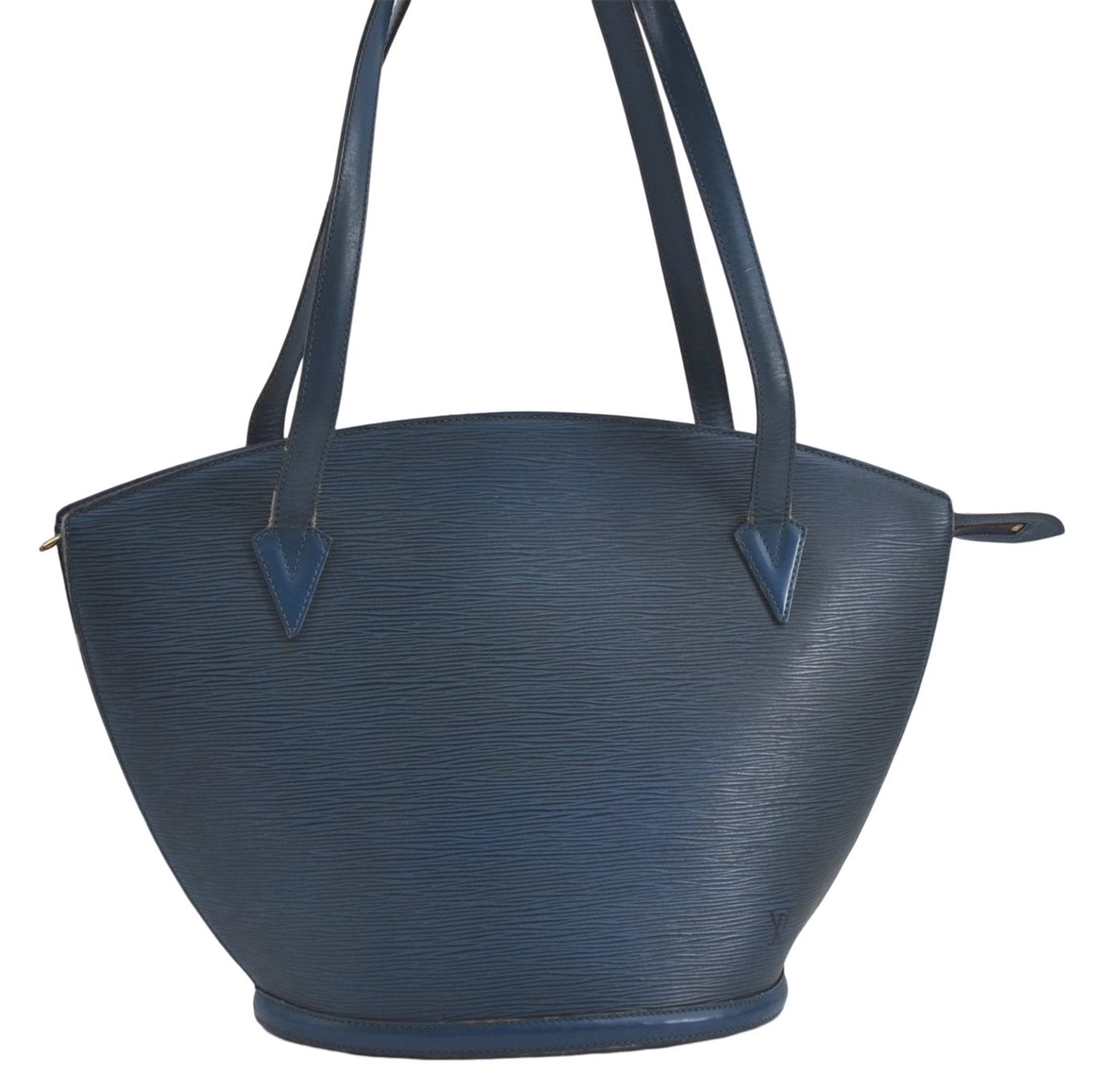 Auth Louis Vuitton Epi Saint Jacques Shopping Shoulder Bag Blue M52265 LV 5996D