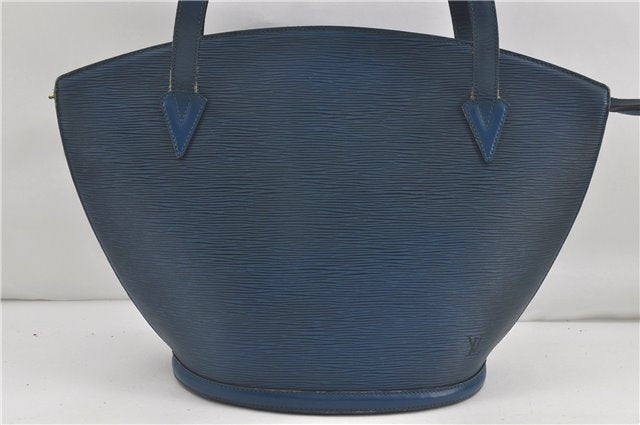 Auth Louis Vuitton Epi Saint Jacques Shopping Shoulder Bag Blue M52265 LV 5996D