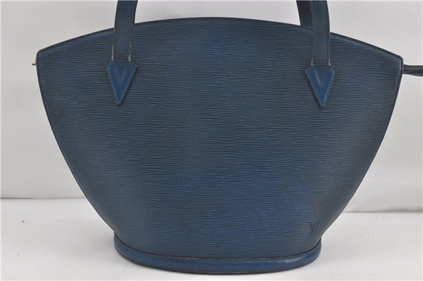 Auth Louis Vuitton Epi Saint Jacques Shopping Shoulder Bag Blue M52265 LV 5996D