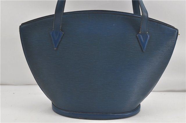 Auth Louis Vuitton Epi Saint Jacques Shopping Shoulder Bag Blue M52265 LV 5996D