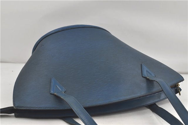 Auth Louis Vuitton Epi Saint Jacques Shopping Shoulder Bag Blue M52265 LV 5996D