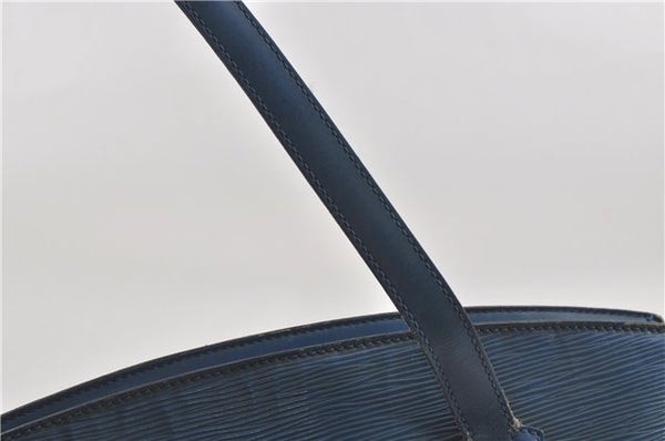 Auth Louis Vuitton Epi Saint Jacques Shopping Shoulder Bag Blue M52265 LV 5996D