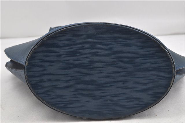 Auth Louis Vuitton Epi Saint Jacques Shopping Shoulder Bag Blue M52265 LV 5996D