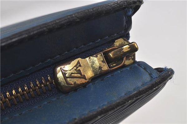 Auth Louis Vuitton Epi Saint Jacques Shopping Shoulder Bag Blue M52265 LV 5996D