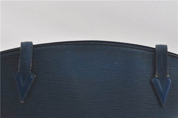 Auth Louis Vuitton Epi Saint Jacques Shopping Shoulder Bag Blue M52265 LV 5996D